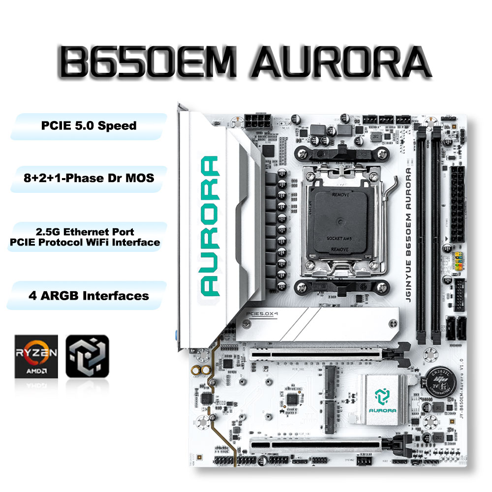 Am5 Micro Atx Pcie 5.0 Motherboard - 게이밍 B650 MATX AMD AM5 DDR5