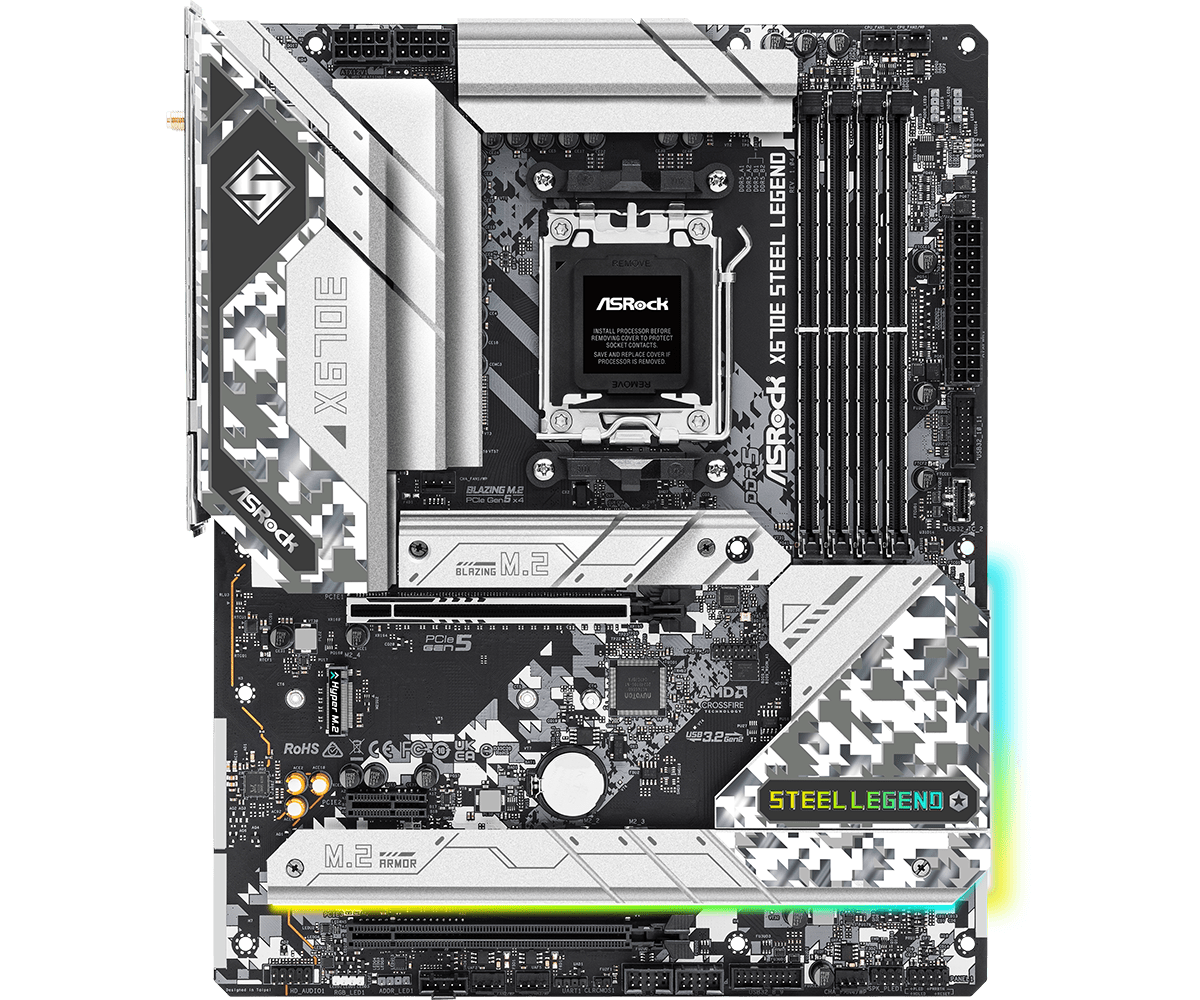 ASROCK X670E 스틸 레전드 X670 AMD A - X870E Atx Motherboard 리뷰 및 가격