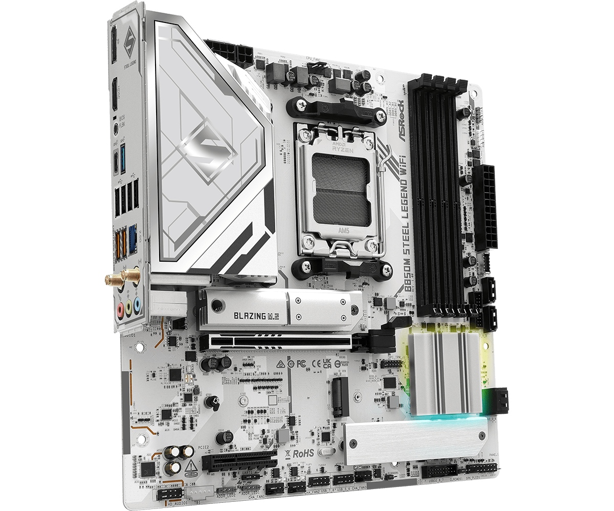    ASRock B850M 스틸 레전드 와이파이 메 - Am5 Micro Atx Pcie 5.0 Motherboard 리뷰 및 가격