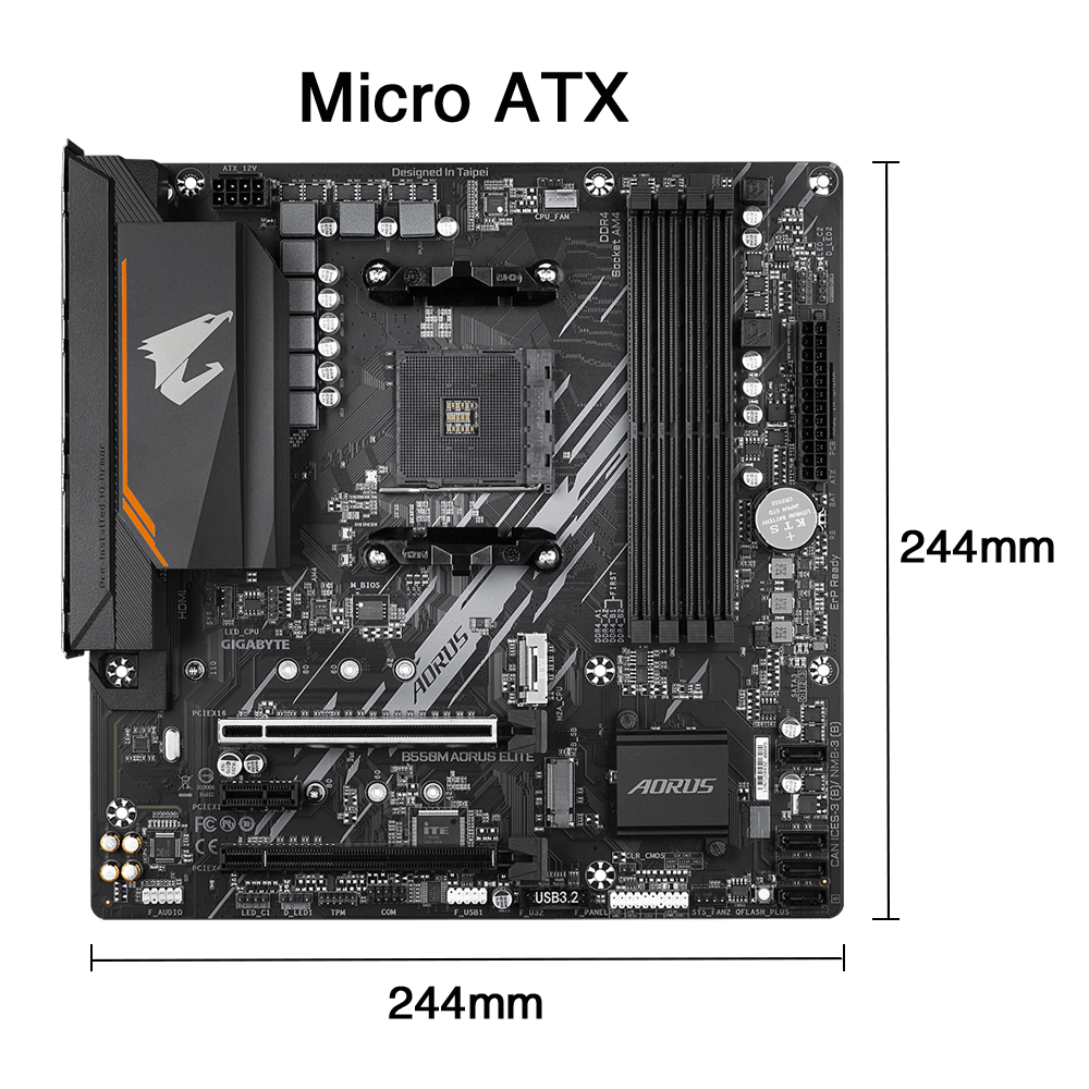 GIGABYTE 새로운 B550M AORUS ELITE - X870E Atx Motherboard 리뷰 및 가격